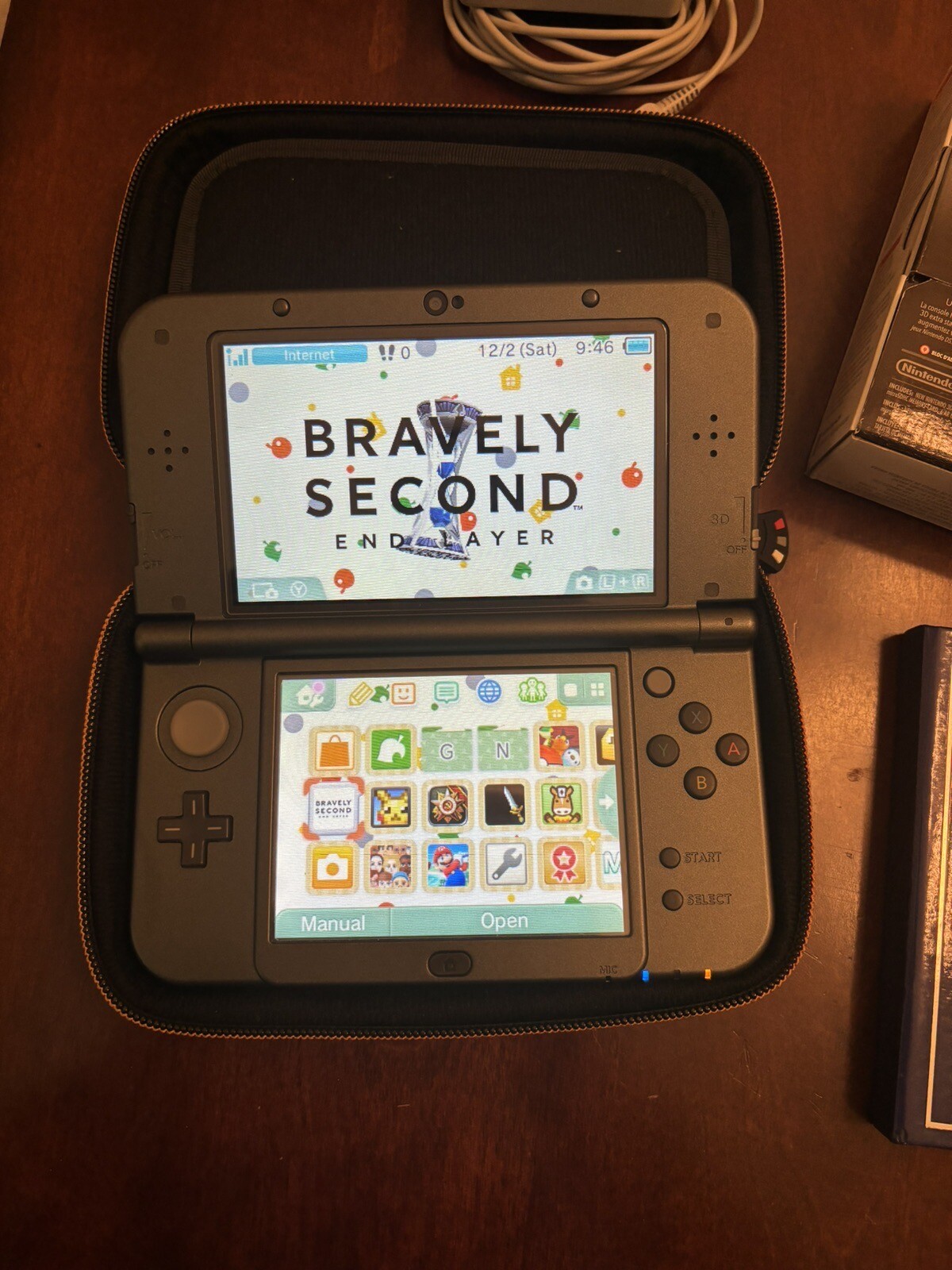 Nintendo New 3DS XL Handheld System Black Ambassador Certificate