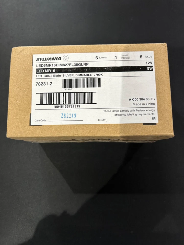 Sylvania Ultra LED 20W Using 5W Flood MR16 GU5.3 Soft White Dimmable Light Bulb - Image 2 of 3