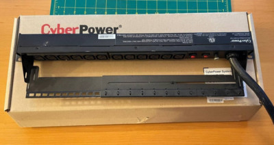 Used CyberPower PDU30BHVT12R 300V 24A 208/230Vac 1U Rackmount 12-Outlets 8-11