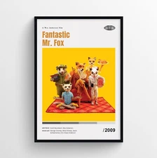 Fantastic Mr. Fox Movie Poster Print, Wall Art - Unframed