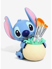 Loungefly Disney Lilo  Stitch pineapple makeup brush set holder kit NEW 
