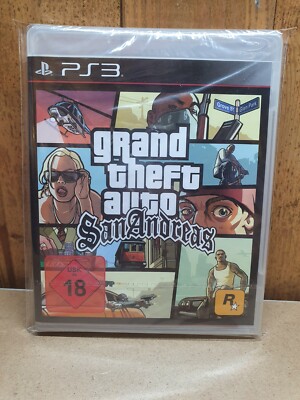 Grand Theft Auto GTA San Andreas (Sony PlayStation 3, 2015) PS3