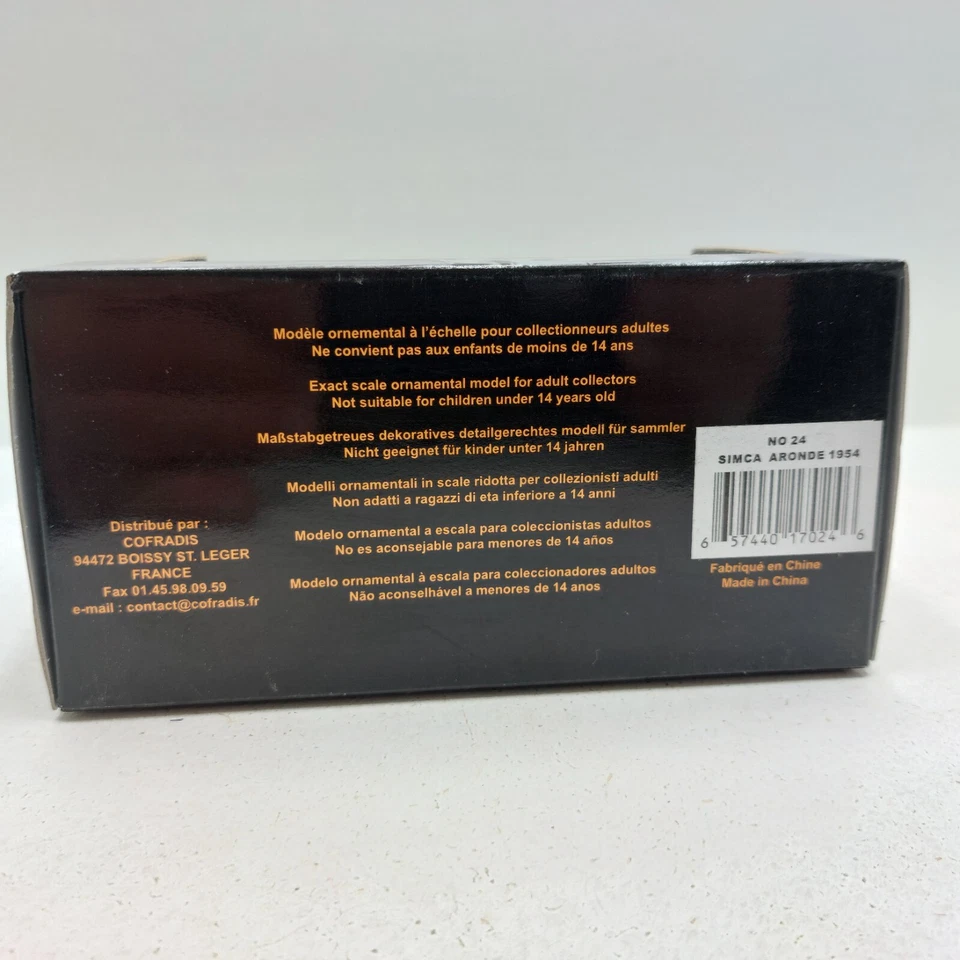 1/43 Nostalgie n°024 Simca Aronde 1954 vert - Photo 2/4