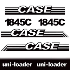 Decal Kit fits Case 1845c Skid Steer 1845 C Uni Loader Parts Sticker 7yr Vinyl