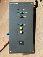 Studer A810 A812 A820 Tc Channel Control Panel 1.810.337.00 With Ribbon Cable