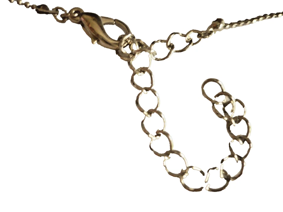 40 - 47 cm aubergine silber Statement Collier Strass Kette Stern ModeSchmuck NEU - Bild 4 von 4