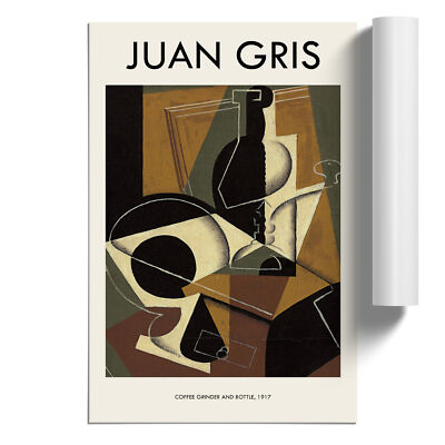 Cafe Moulin von Juan Gris ungerahmtes Wandbild Poster Druck Wohndeko Wohnzimmer