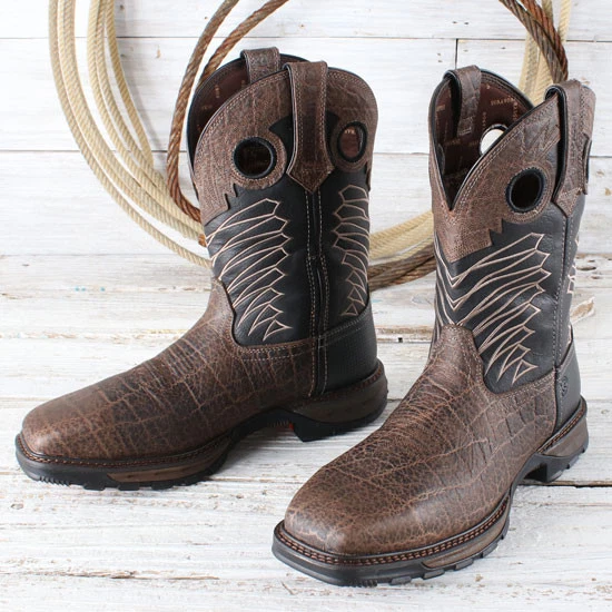 Durango Waterproof Steel Toe Elephant Print Workboots