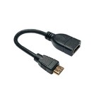 Mini HDMI Adapter Kabel HDMI Buchse auf HDMI Mini C Stecker vergoldet 0,17 m
