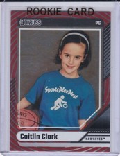 CAITLIN CLARK ROOKIE CARD Young Girl RC Basketball WNBA Iowa FOIL VARIATION LE!