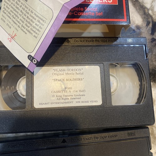 Flash Gordon's Buster Crabbe TV show 25 Episodes LOT x2 Space Soldiers VHS - Picture 7 of 11