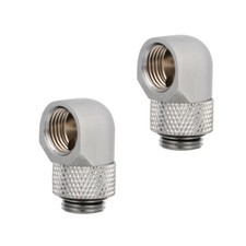 2pcs G1/4 Thread Fitting Adapters Rotary Fitting Water Cooler Connectors New