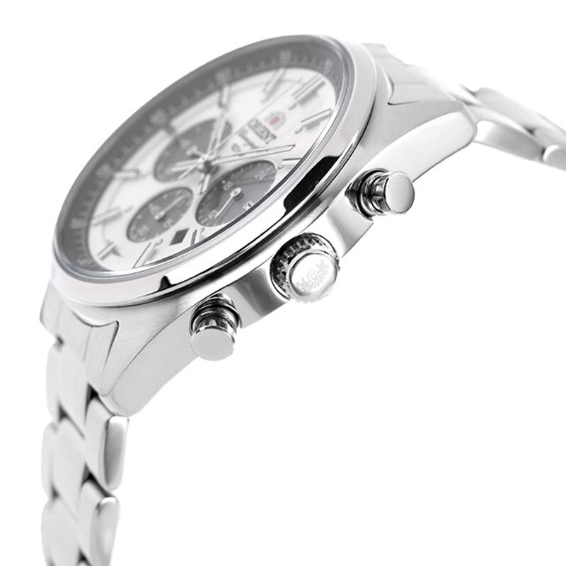ORIENT WV0041TX PANDA Neo70's White Dial Sport Solar Chronograph Men Watch JAPAN ORIENT WV0041TX PANDA Neo70's White Dial Sport Solar Chronograph Men Watch JAPAN
