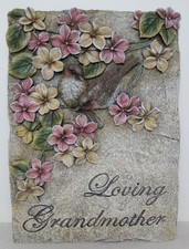 Memorial Loving Grandmother Stone/Plaque, 16.5" In Loving Memory Remembrance