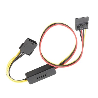 8Pin to Hard Drive Power Converter Cable for Gaming and Computer Users