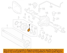 FORD OEM 94-24 Continental Rear Suspension Rear Axle-Hub Spacer BC3Z4670B