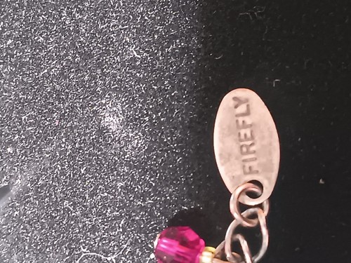 Firefly Jewelry Multi-Color Mosaic Necklace with Crystals/glass 17” - Picture 4 of 4