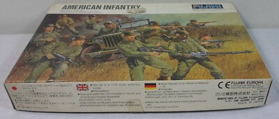 FUJIMI JAPAN VTG 1992 1/76 WA-27 AMERICAN INFANTRY SOLDIERS MODEL