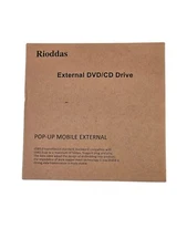 Rioddas BT638 External DVD CD Drive USB 3.0 Burner for Windows Mac Desktop PC