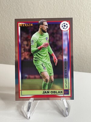 Jan Oblak 2022-23 Topps Merlin UEFA Champions League UCC UCL #28 Chrome ATM