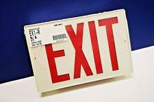 SINGLE FACE RED & WHITE Universal Mount Emergency EXIT Light Sign EX1-R NEW