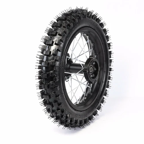 1.85x12 12" Rear Wheel Tire Rim Assembly 80/100-12 for Apollo Pit Bike 125cc 110