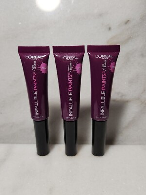 3- Loreal #302 Violet Twist, Infallible Paints Lip Color..