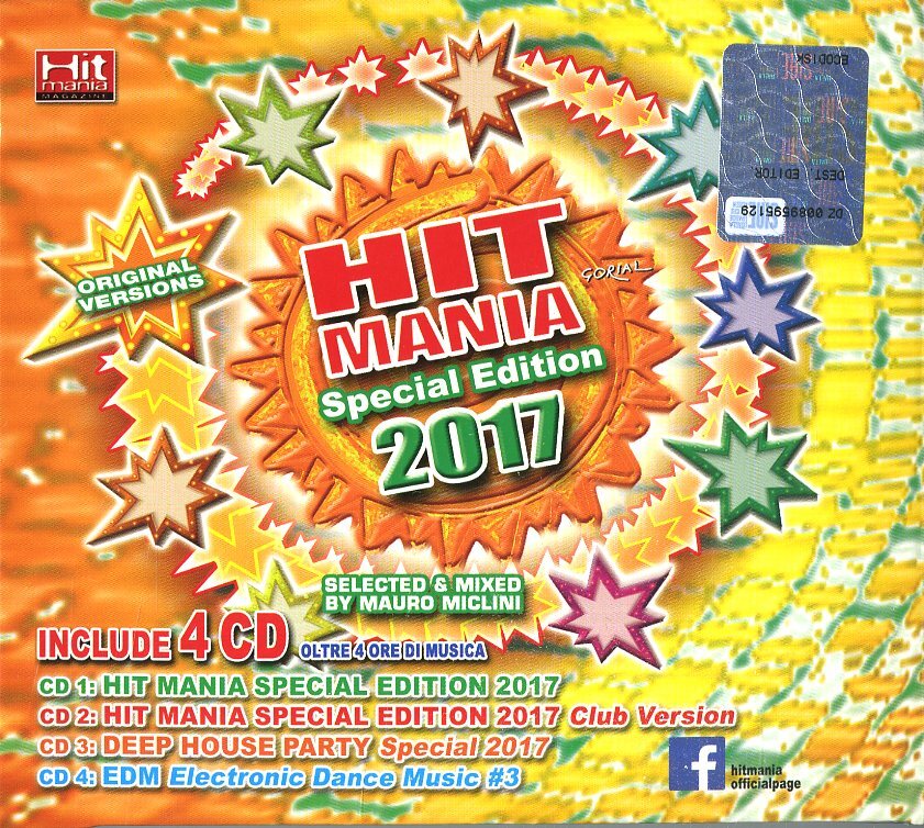 Aa. Vv. - Hit Mania Special Edition 2017 - 4 CD Boxset