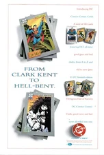 1992 DC Comics COSMIS Trading Cards PRINT AD - FROM SUPERMAN TO LOBO AD WALL ART