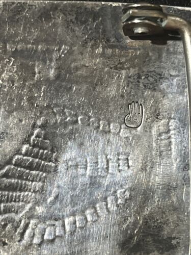 Vintage Honanie Watson Silver Belt Buckle #km - Picture 3 of 3
