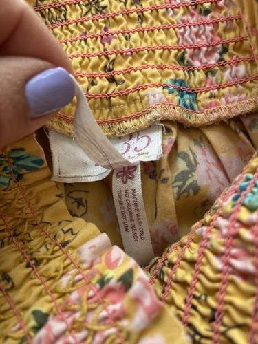 Matilda Jane skirt Friends Forever size 10 yellow floral Whimsical Cottage Core - Picture 5 of 11