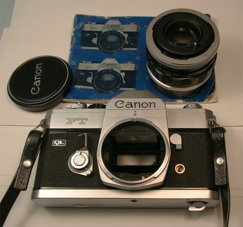 Vintage Canon FT QL Handfokus Kamera mit FL 50 mm f1.4 Objektiv super sauber - Bild 2 von 7