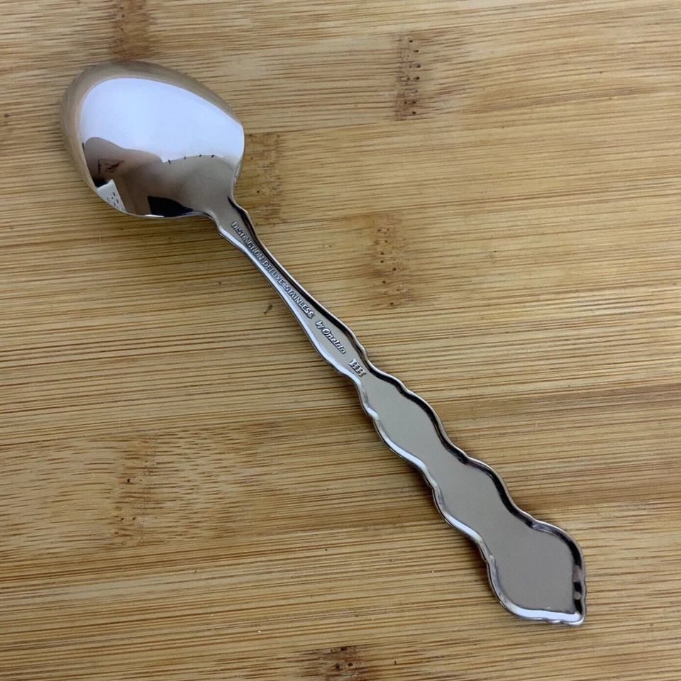 Oneida Distinction Deluxe Valerie Teaspoon Stainless Steel Flatware Discontinued - Image 3 of 4