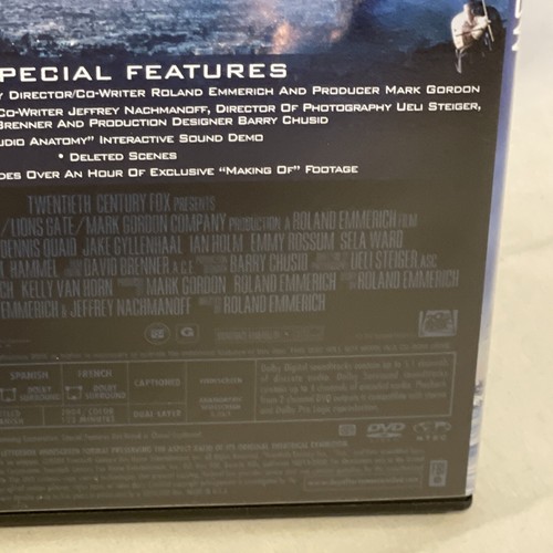 The Day After Tomorrow (DVD, 2004) Widescreen Dennis Quaid Jake Gyllenhaal - Picture 4 of 6