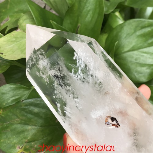 2.24LB Natural clear quartz obelisk quartz crystal point reiki healing XA995 - Bild 9 von 12