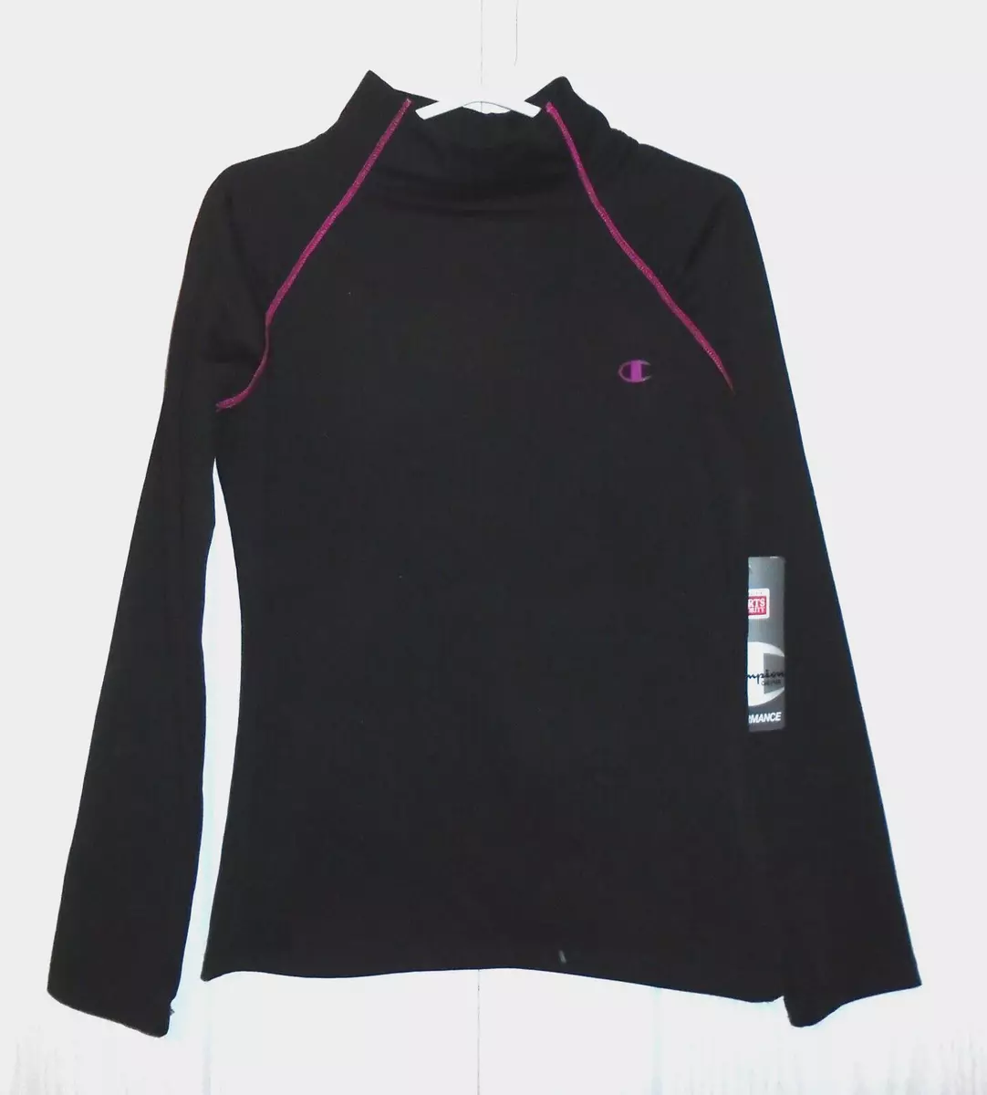 Champion Gear Performance Mock Neck Long Sleeve Fleece Lined Top Medium NWT