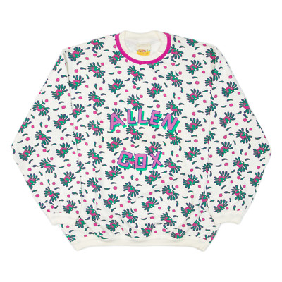 ALLEN COX Floral Damen Sweatshirt Weiß L