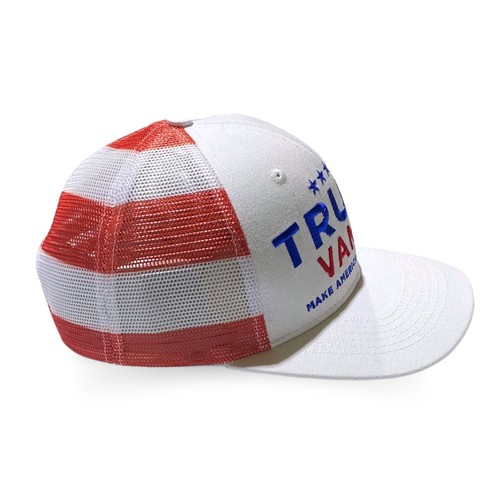 Trump Vance Hat 2024 Make America Great Again USA Patriotic Mesh Back Head Cap - Picture 4 of 10