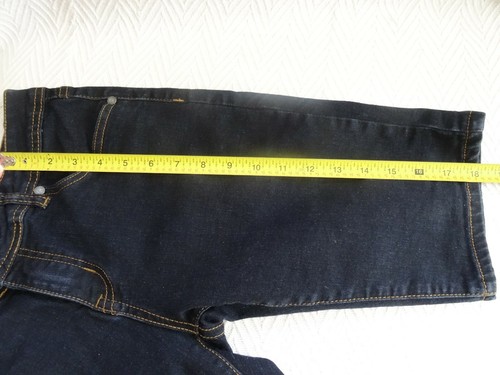 DOLCE VITA Jean Knee-Length Shorts Dark Denim Size 11/12 - Picture 6 of 12
