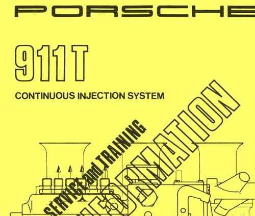1973 Porsche 911T CIS Continuous Injection System SERVICE INFORMATION MANUAL - Picture 2 of 3