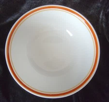 Corelle Vegetable Serving Bowl Vintage Corning Cinnamon Band 8” Microwavable