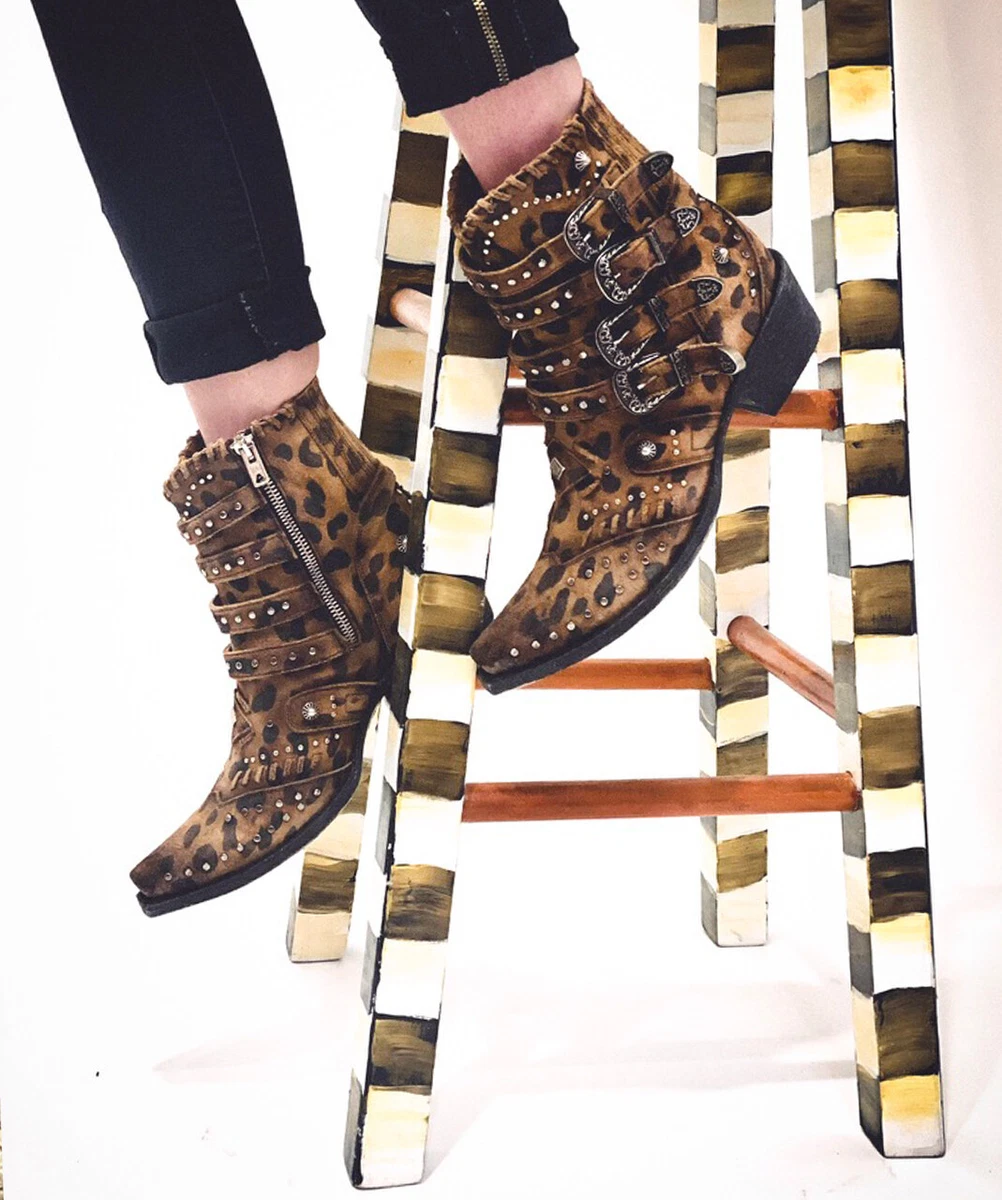Old gringo cheetah print boots Clearance