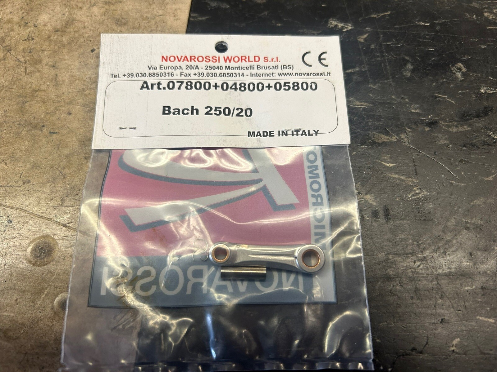 Novarossi .28 Rex Legend/Truggy Connecting Rod & Wrist Pin eBay