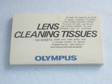 Vintage  80s' Olympus Lens Cleaning Tissues Made in Japan