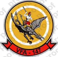 STICKER USN VFA 147 Argonauts