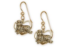 Golden Retriever Jewelry 14k Gold Handmade Golden Retriever Earrings  GRT1X-EG