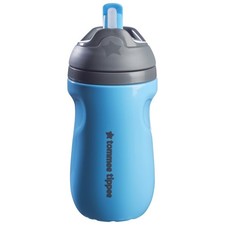 Insulated Sporty Straw Bottle 9oz Spill Proof Toddler Water Bottle Flip Lid
