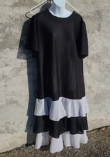 Vintage 80s Does 1920s Flapper Dress Size Medium Halloween Tiers Of Flounces