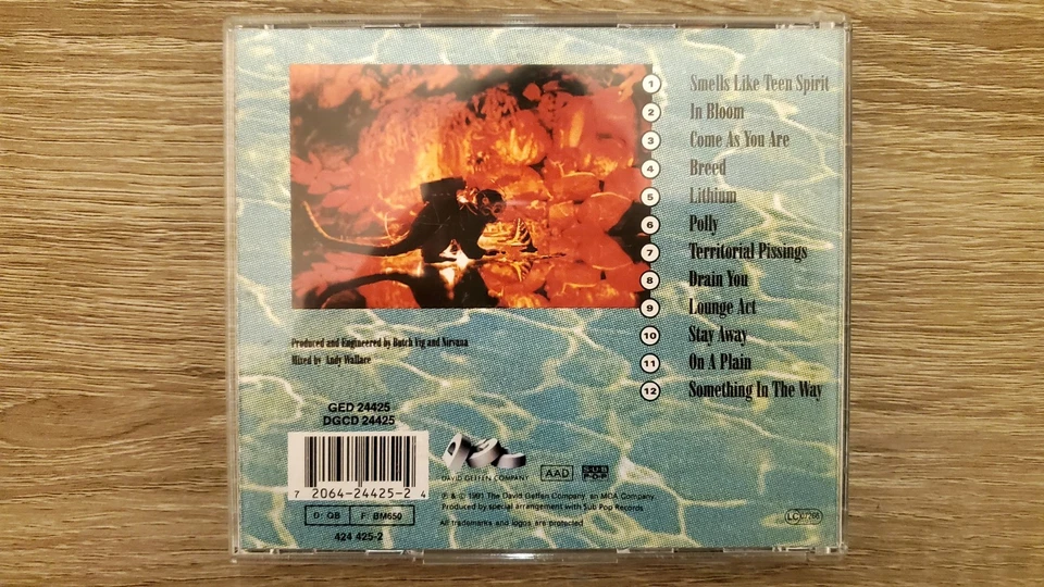 Nirvana - Nevermind - Audio CD - Geffen - 1991 - Image 3 of 4