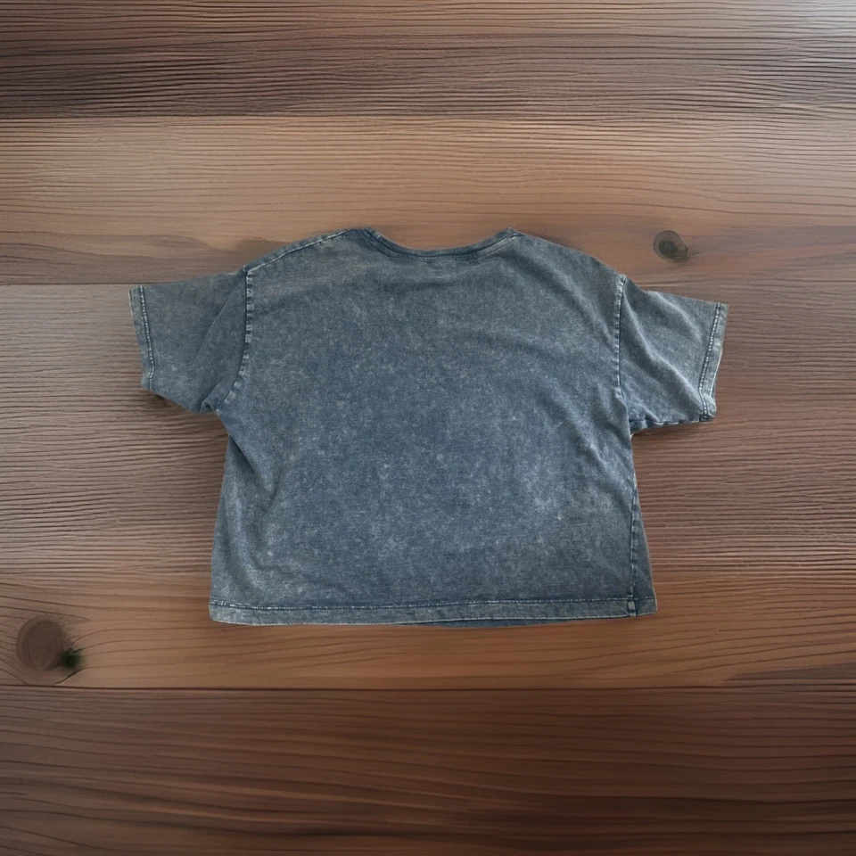 Camiseta Zara Niñas Talla 13/14 Azul Usada Excelente Estado 100% Algodón Foto 4 de 4